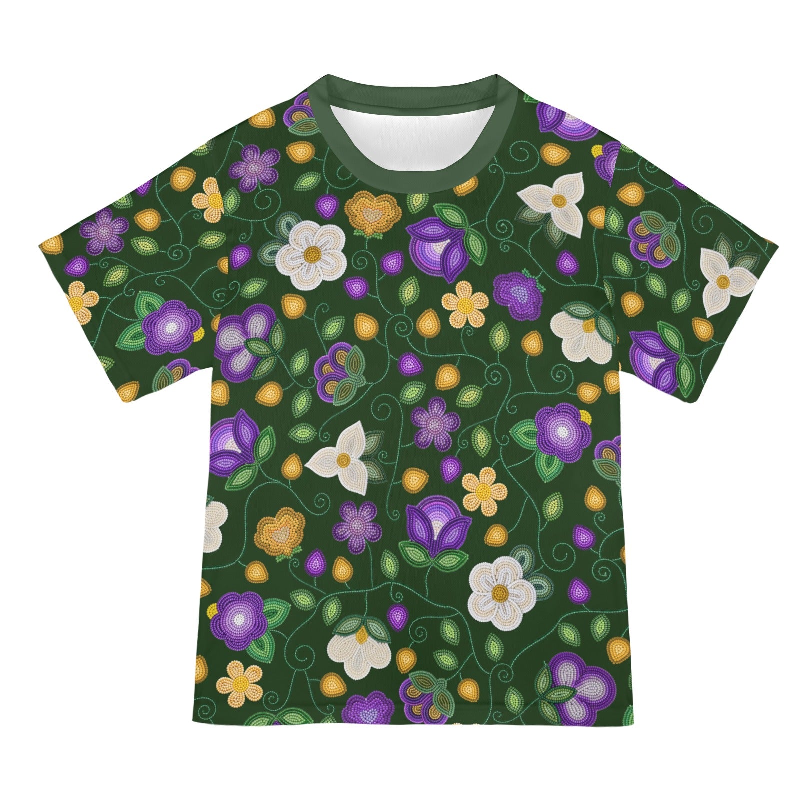 Midnight Moss Bloom Forest T-shirt for Women