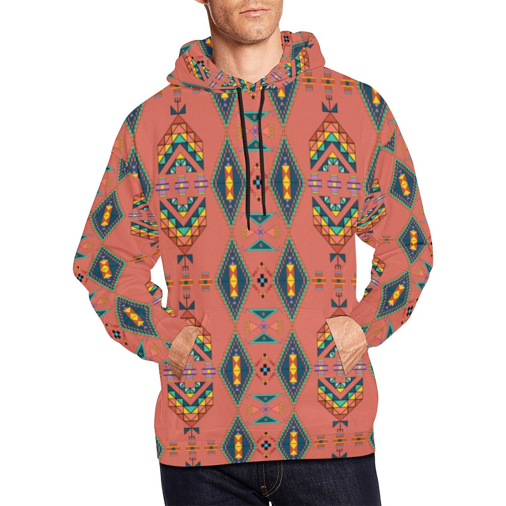 Travois Tipi Canyon Earth Hoodie for Men (USA Size)