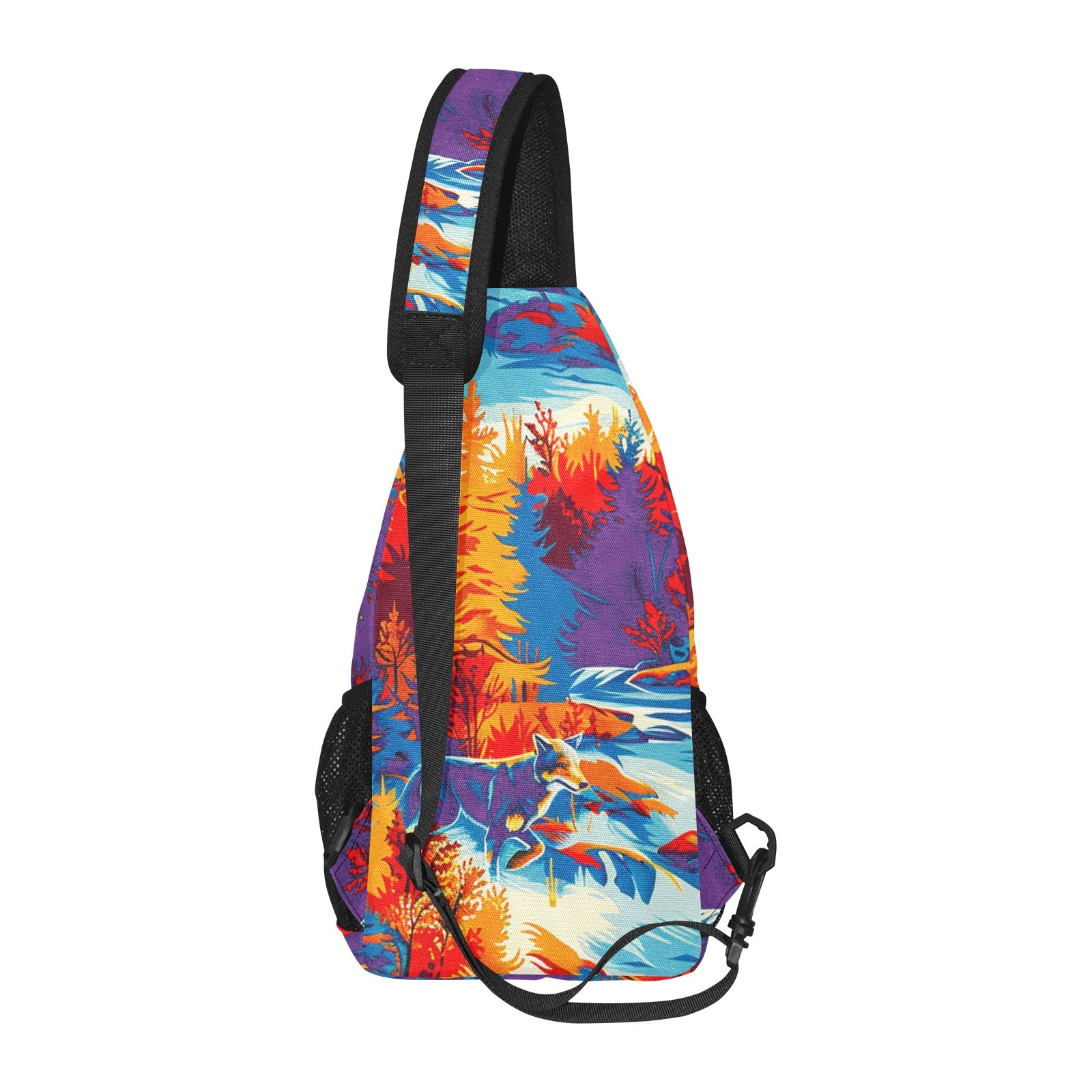 Hunting Wolves II Chest Bag