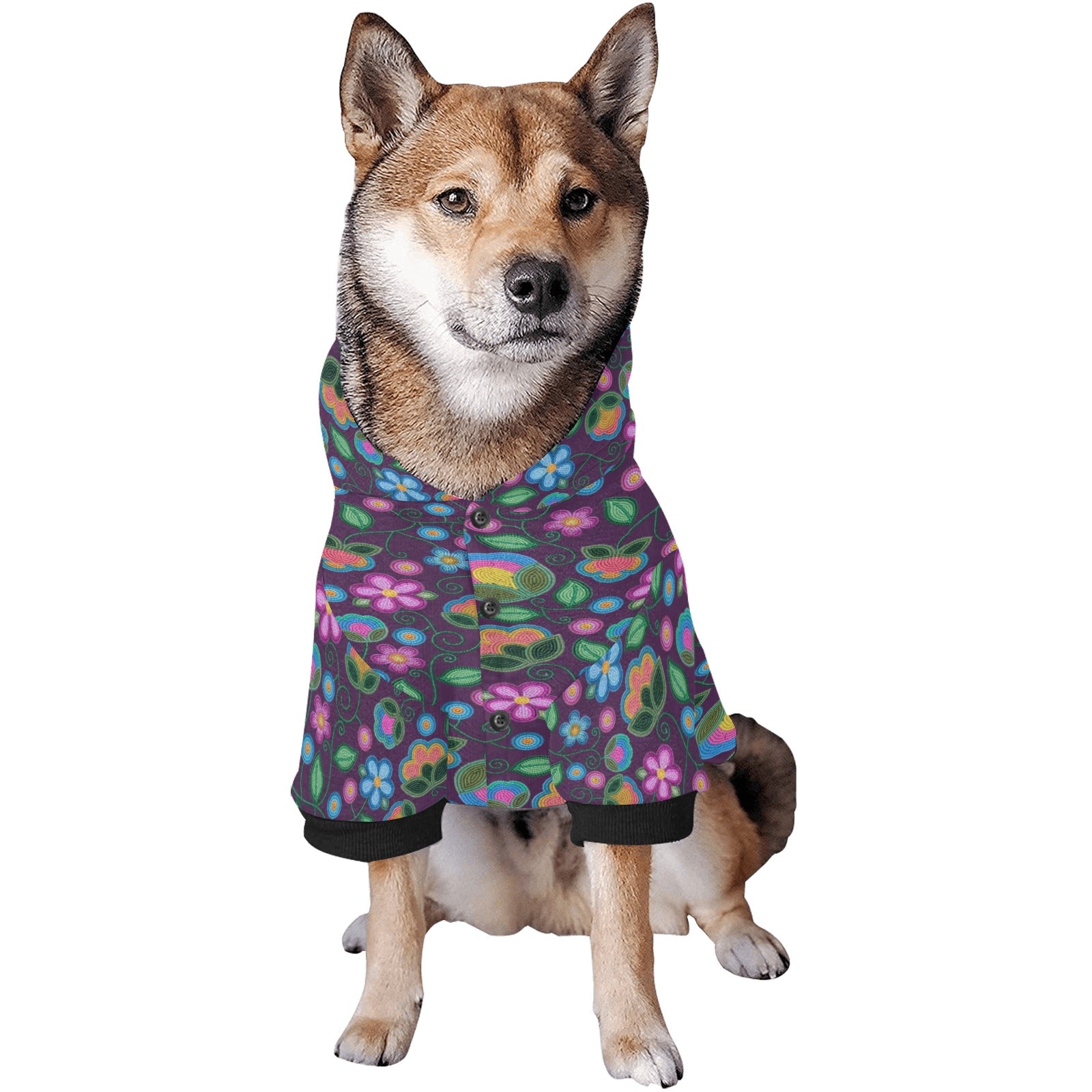 Turquoise Sunbeam Violet Pet Dog Hoodie