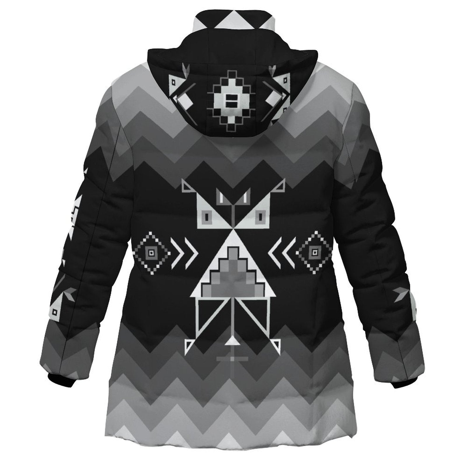 Owl Watcher Women's Hooded Puffer Coat