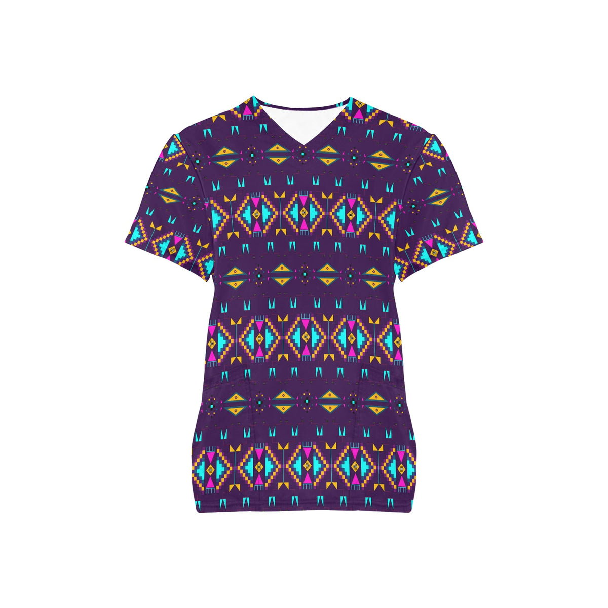 Rite of Passage Dark Purple Scrub Top