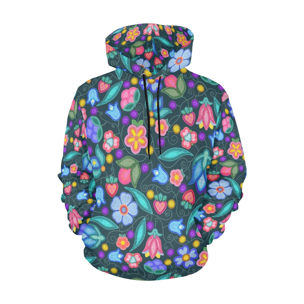 Sweet Offering Dark Teal Hoodie for Men (USA Size)