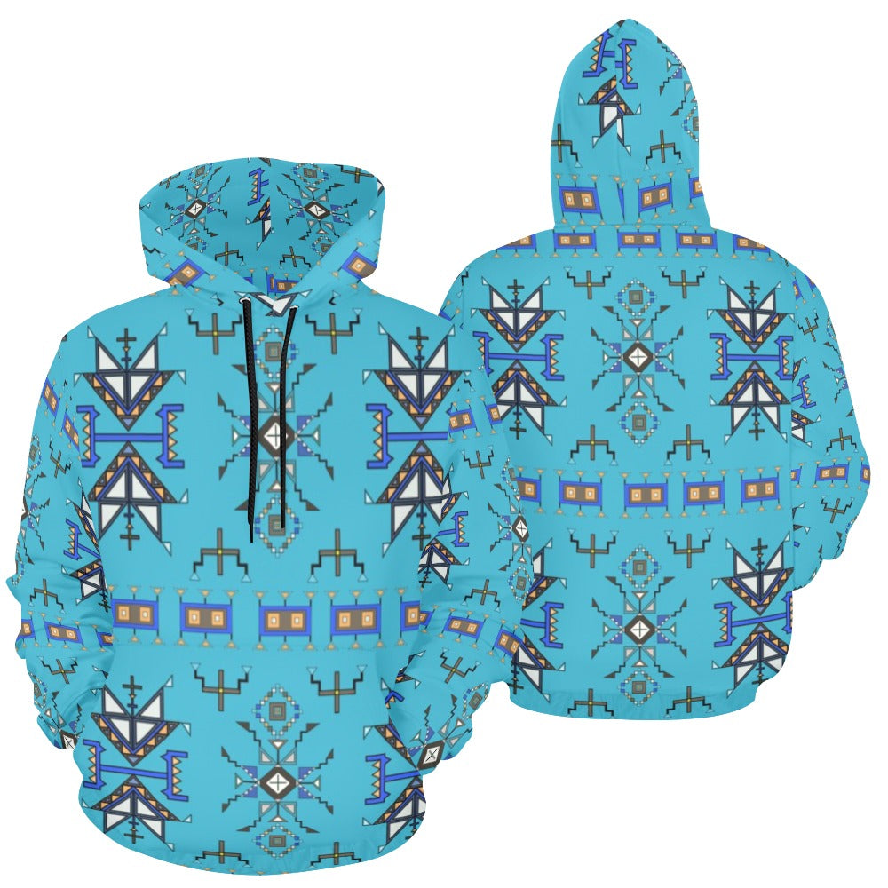 Eagle Strike Blue Hoodie for Men (USA Size)