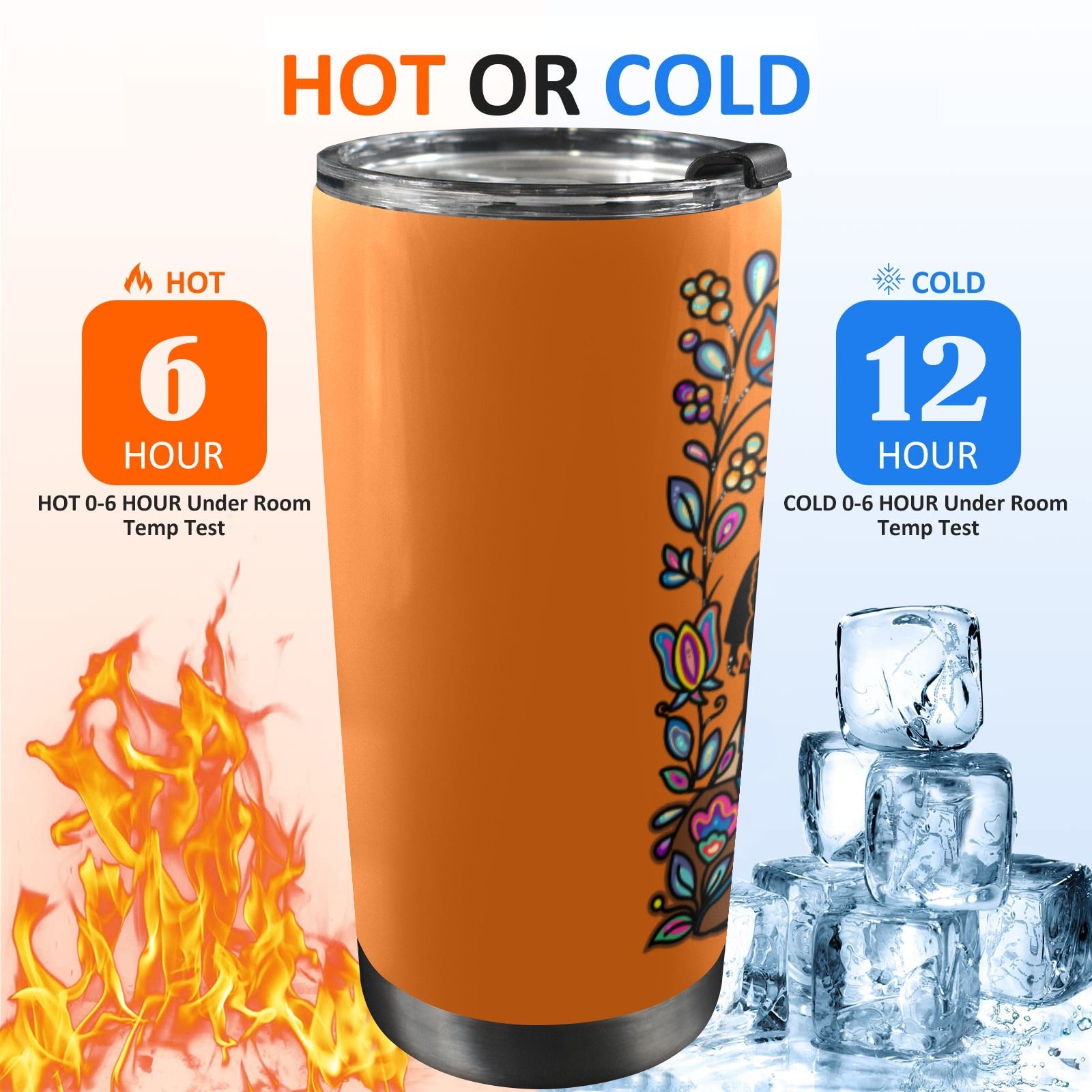 Rooted in Culture 20oz Mobile Tumbler with Lid (Black Lock)