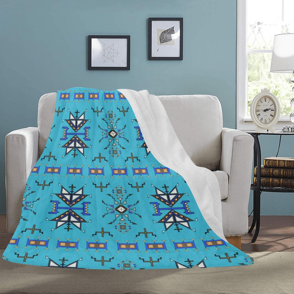 Eagle Strike Blue Ultra-Soft Micro Fleece Blanket 60"x80"