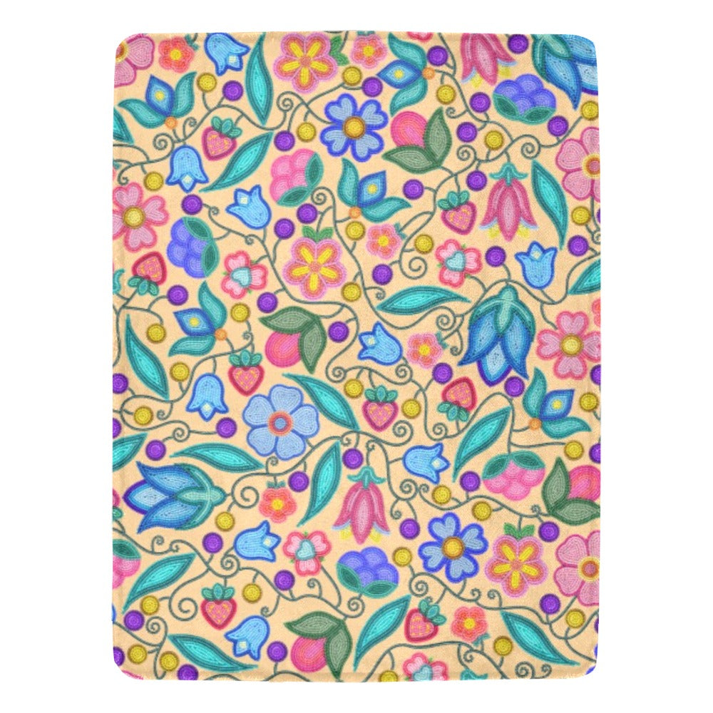 Sweet Offering Cream Ultra-Soft Micro Fleece Blanket 60"x80"