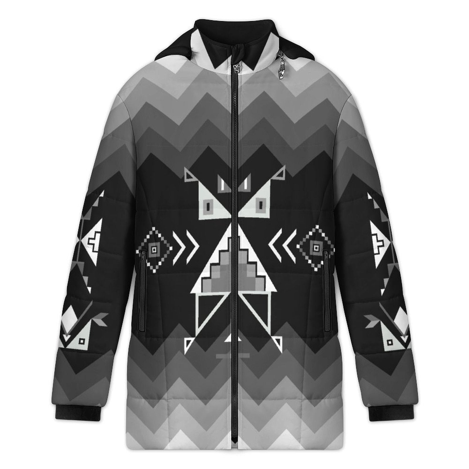 Owl Watcher Women's Hooded Puffer Coat