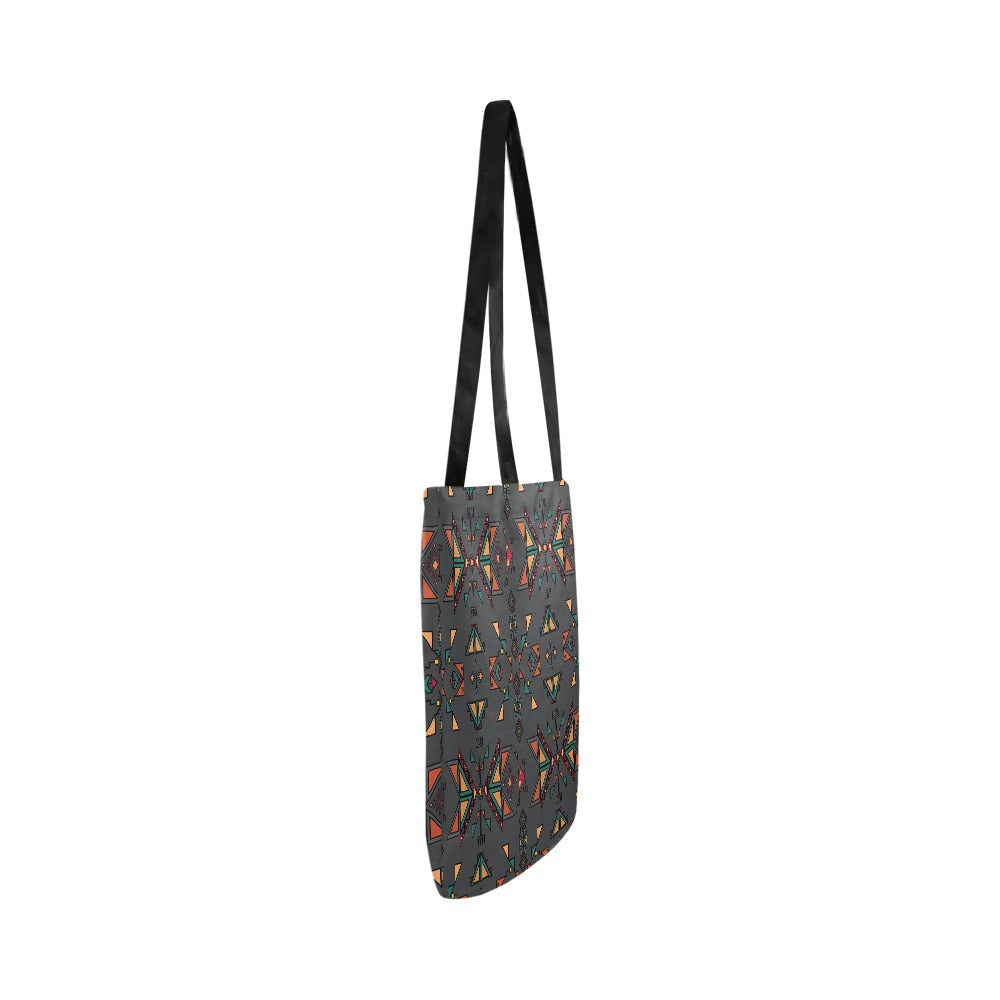 Arrow Dawn Gray Reusable Shopping Bag (Two sides)