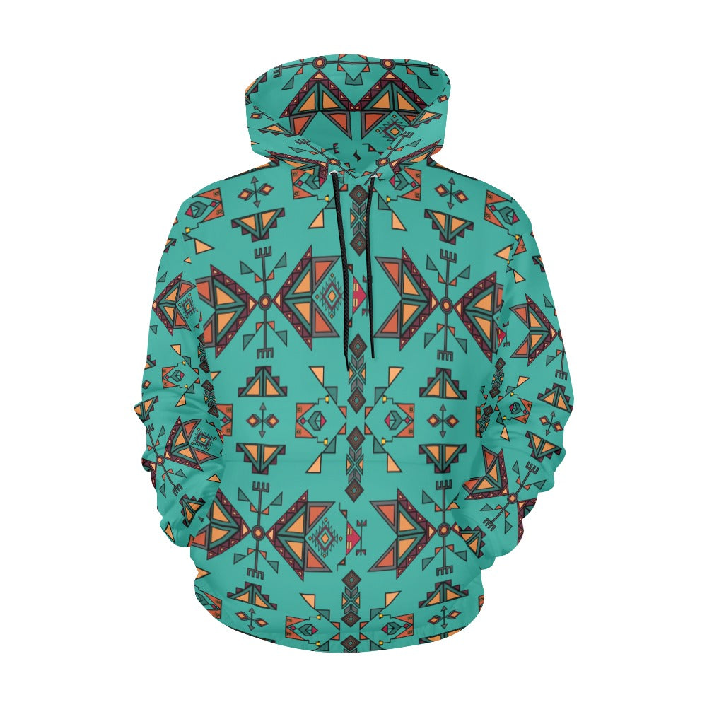 Arrow Dawn Turquoise Hoodie for Women (USA Size)