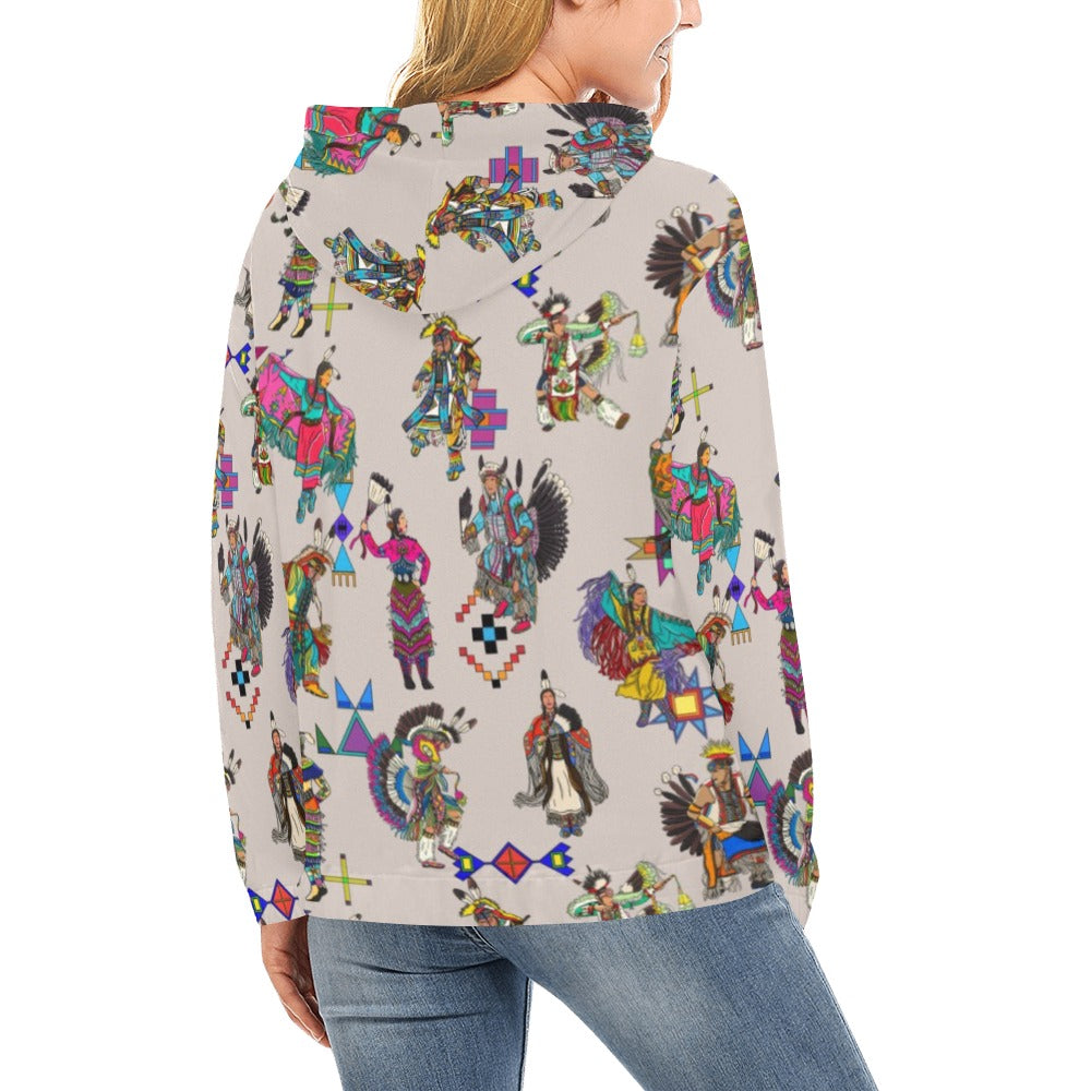 Grand Entry Dancers Muslin Hoodie for Women (USA Size)