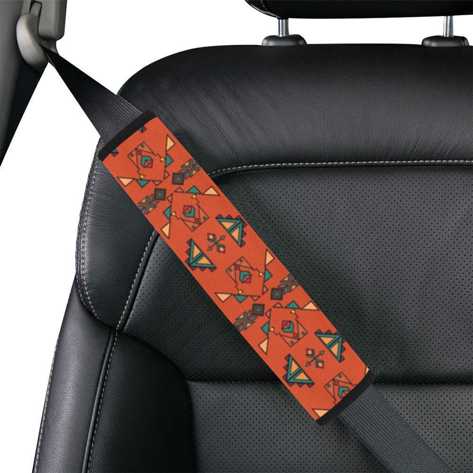 Arrow dawn Orange Car Seat Belt Cover 7''x12.6'' (Pack of 2)