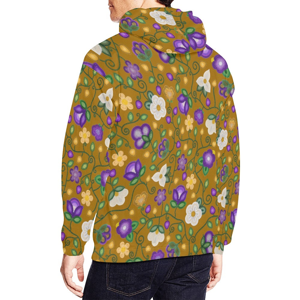 Midnight Moss Bloom Toffee Hoodie for Men (USA Size)