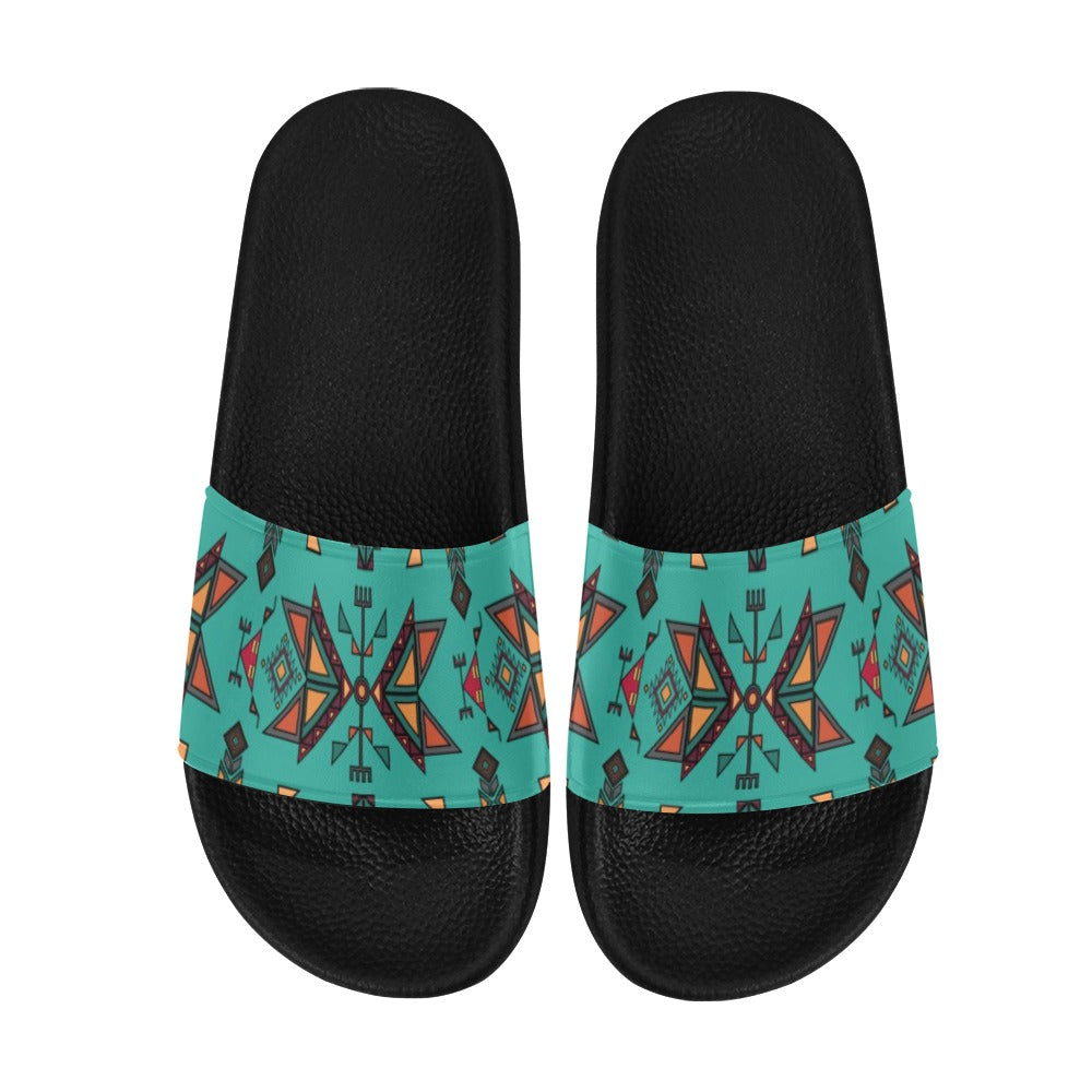 Arrow dawn Turquoise Women's Slide Sandals