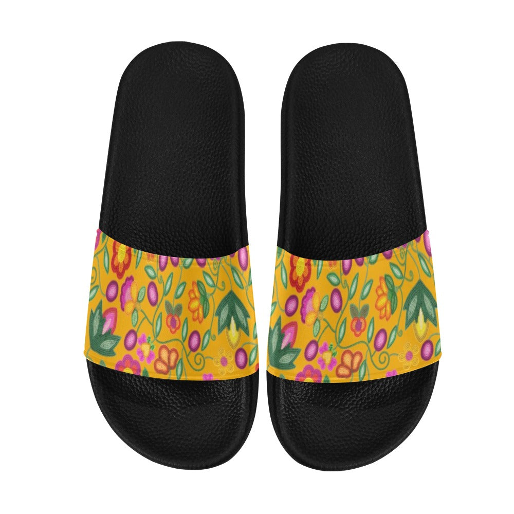 Boreal Bounty Yellow Women's Slide Sandals