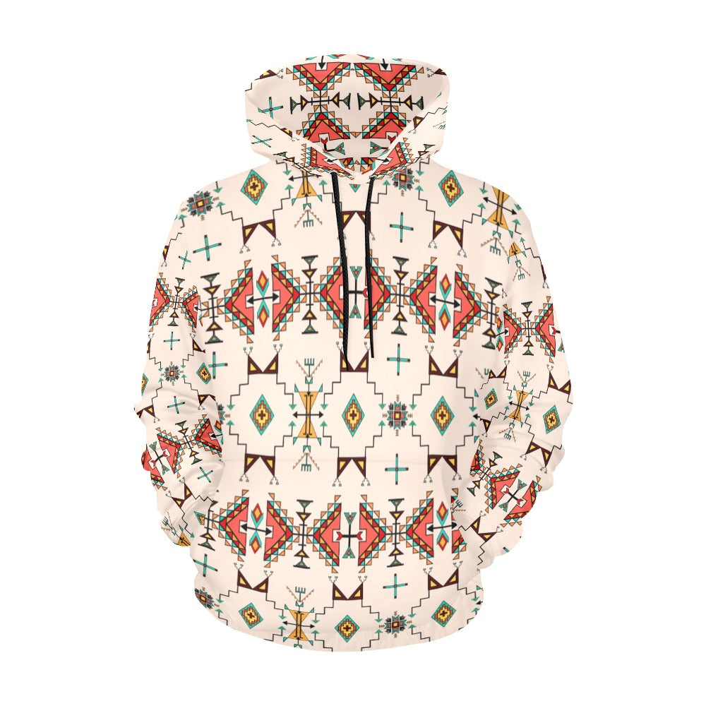 Thunder Flight Cream Hoodie for Women (USA Size)