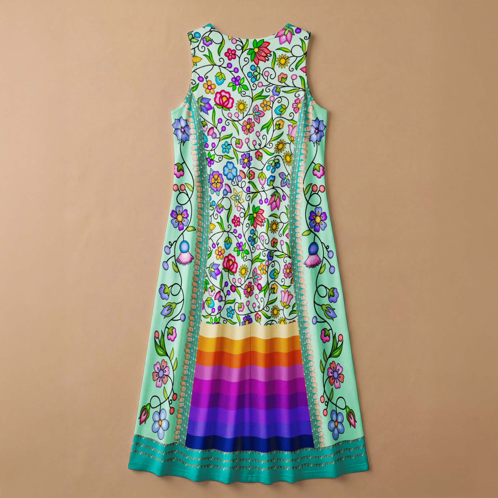 Grandmother's Legacy Mint 1 Women's Sleeveless Long Dress