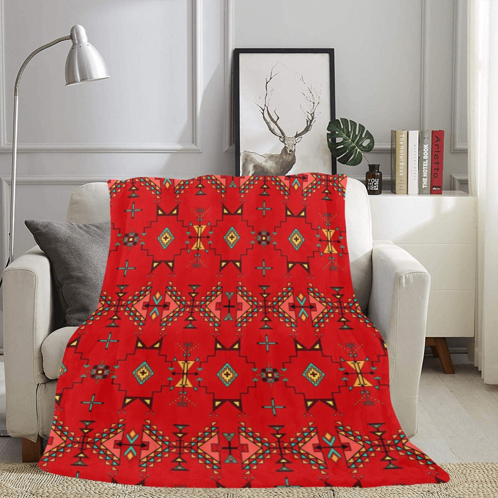 Thunder Flight Red Ultra-Soft Micro Fleece Blanket 60"x80"