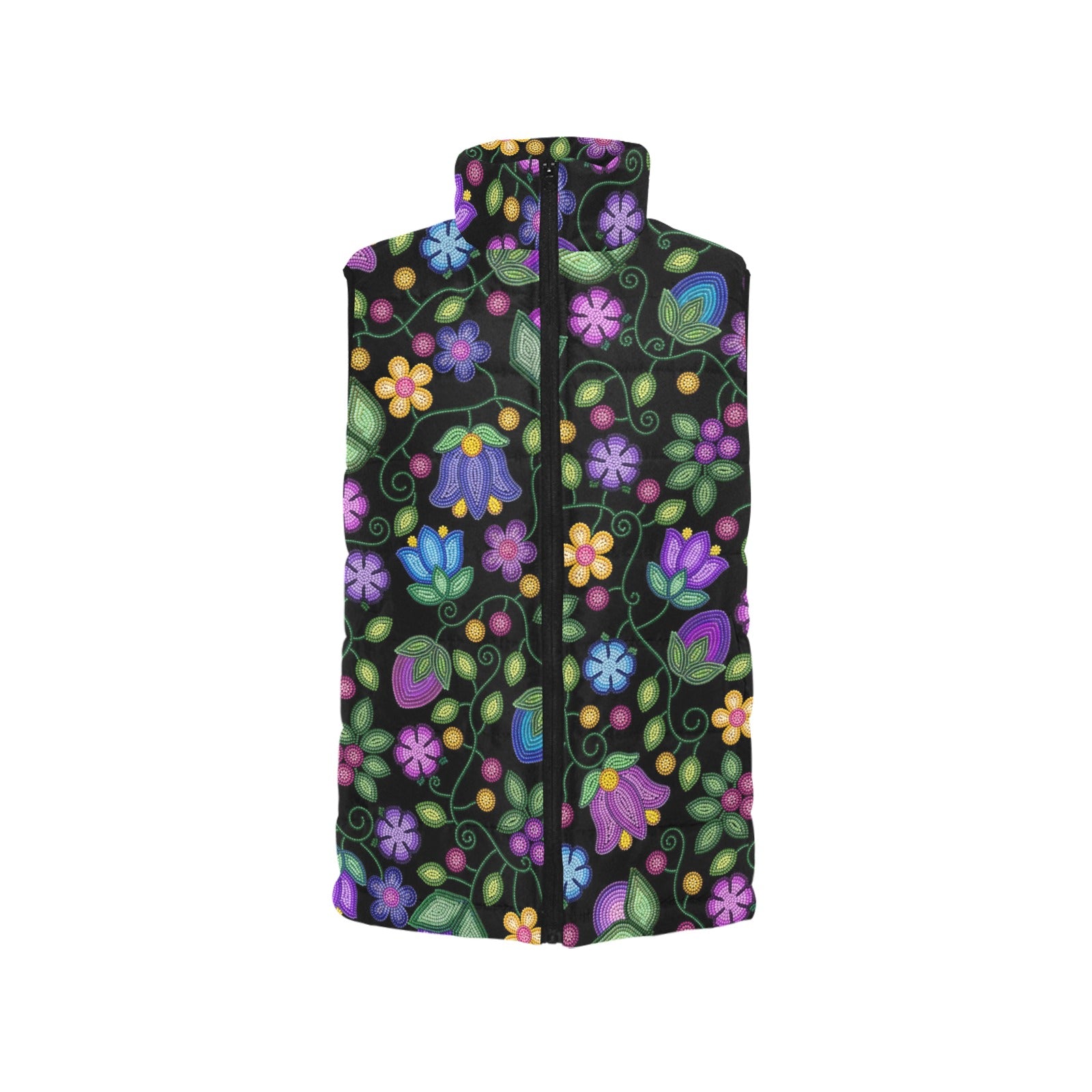 Bloom Uplift Black Women's Padded Vest Jacket