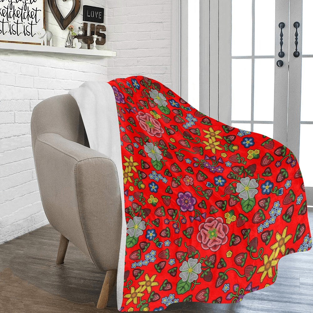 Berry Pop Fire Ultra-Soft Micro Fleece Blanket 60"x80"