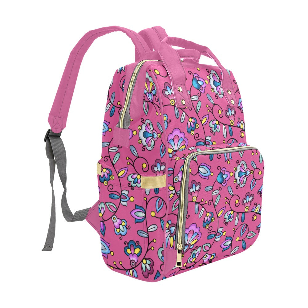 Autumn Bundle Blessing Pink Multi-Function Diaper Backpack/Diaper Bag