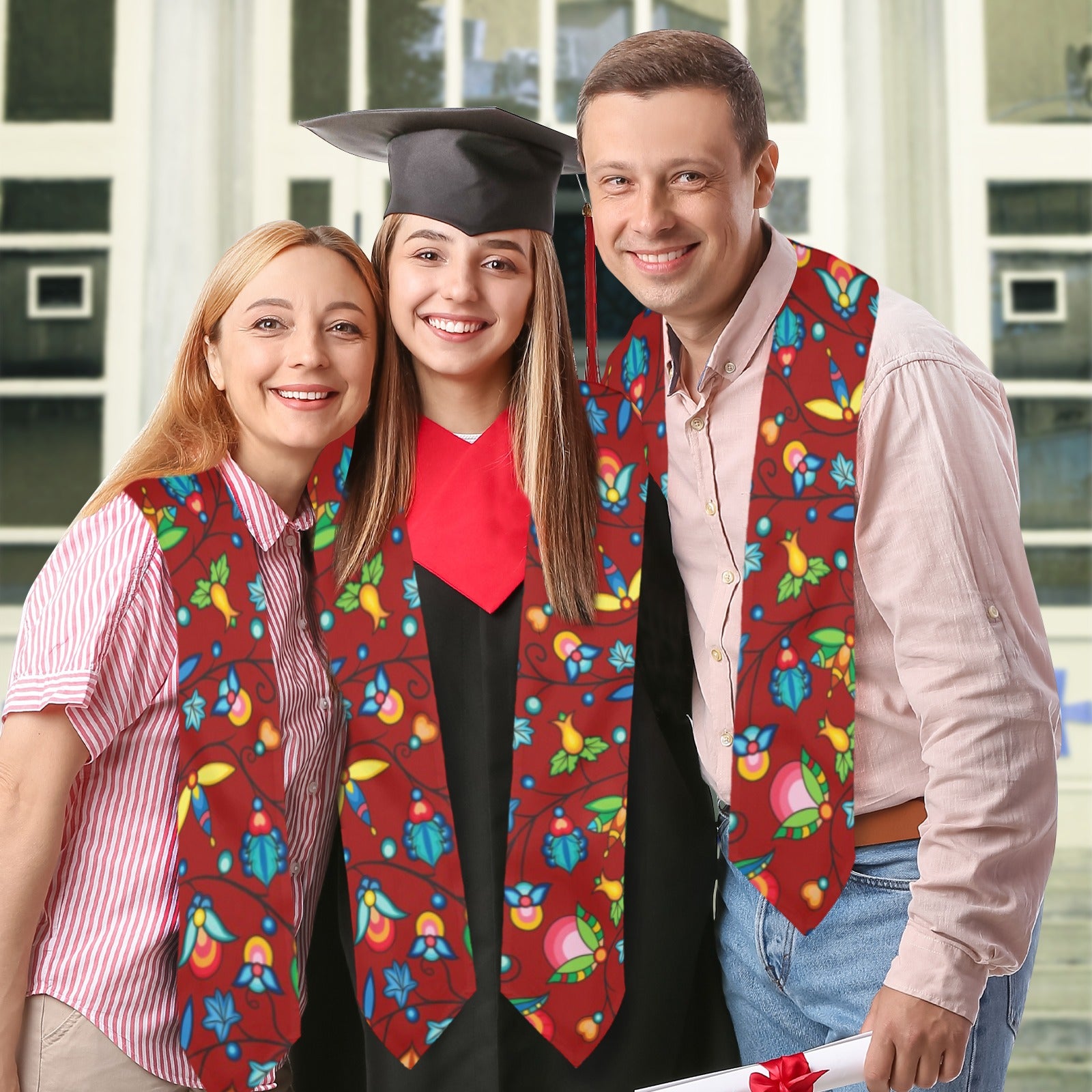 Prairie Plains Spirit Red Graduation Stole