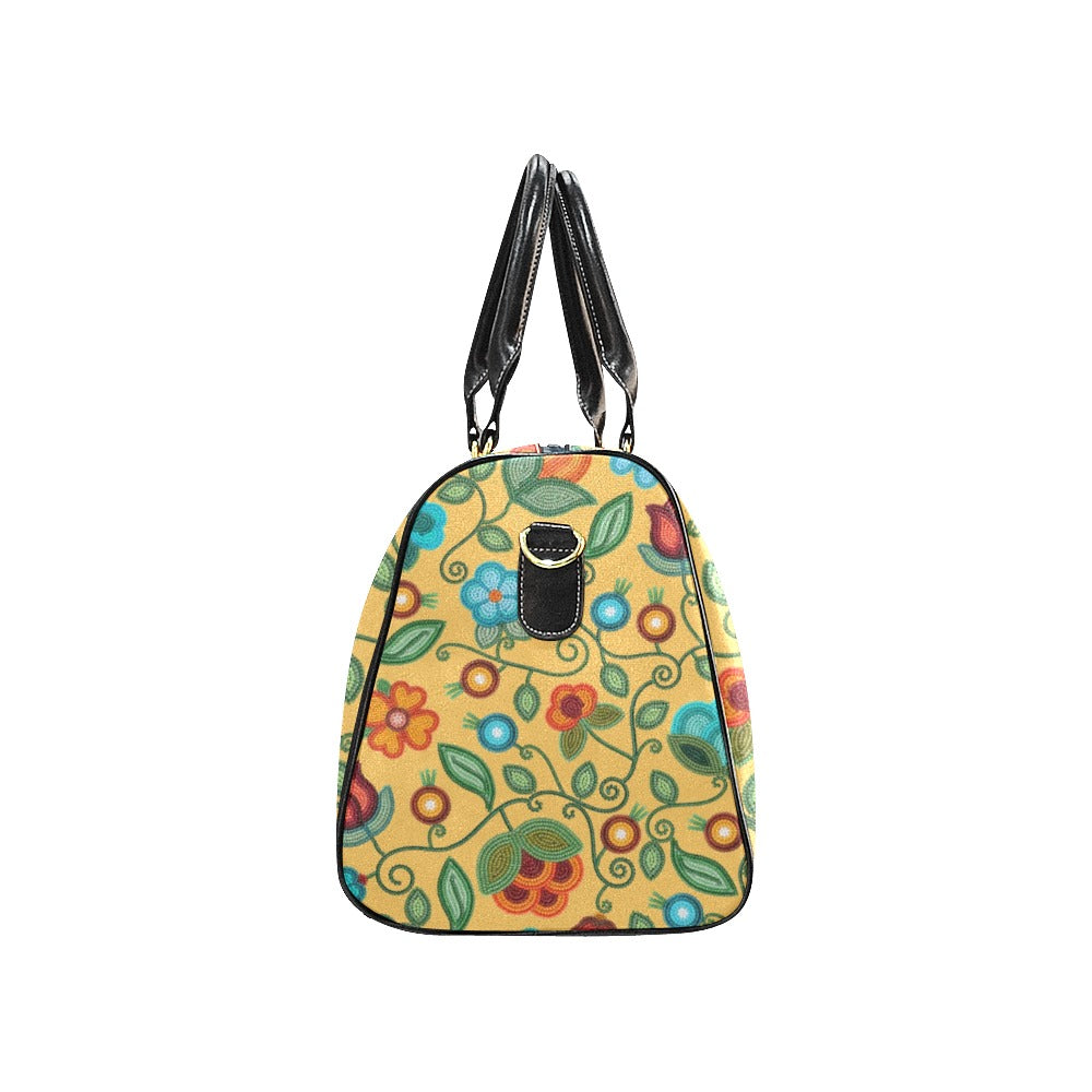 Prairie Fire Petals Honey Waterproof Travel Bag/Small
