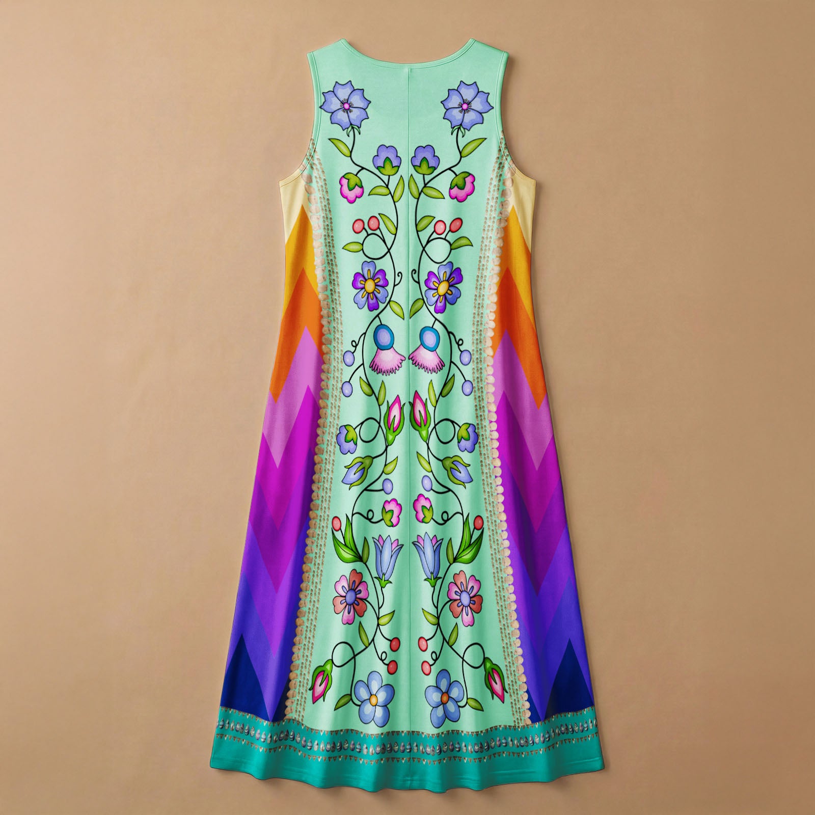 Grandmother's Legacy Mint 2 Women's Sleeveless Long Dress