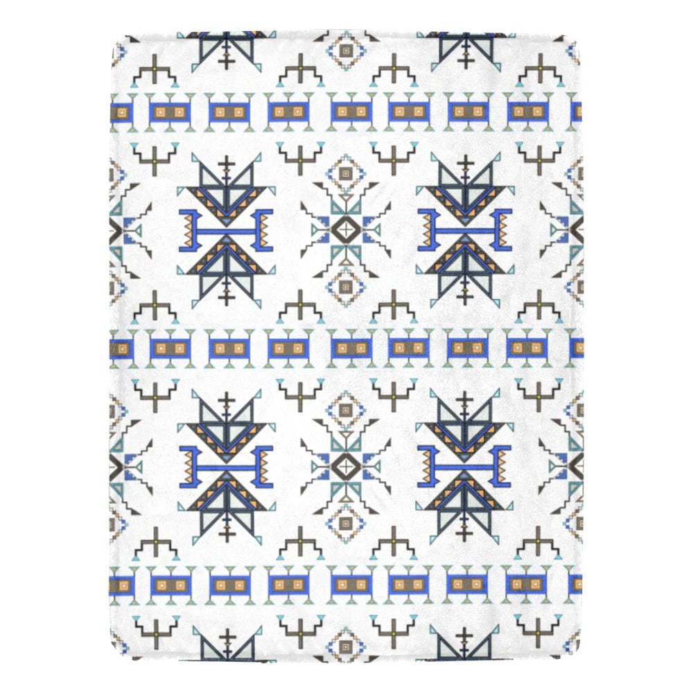 Eagle Strike White Ultra-Soft Micro Fleece Blanket 60"x80"