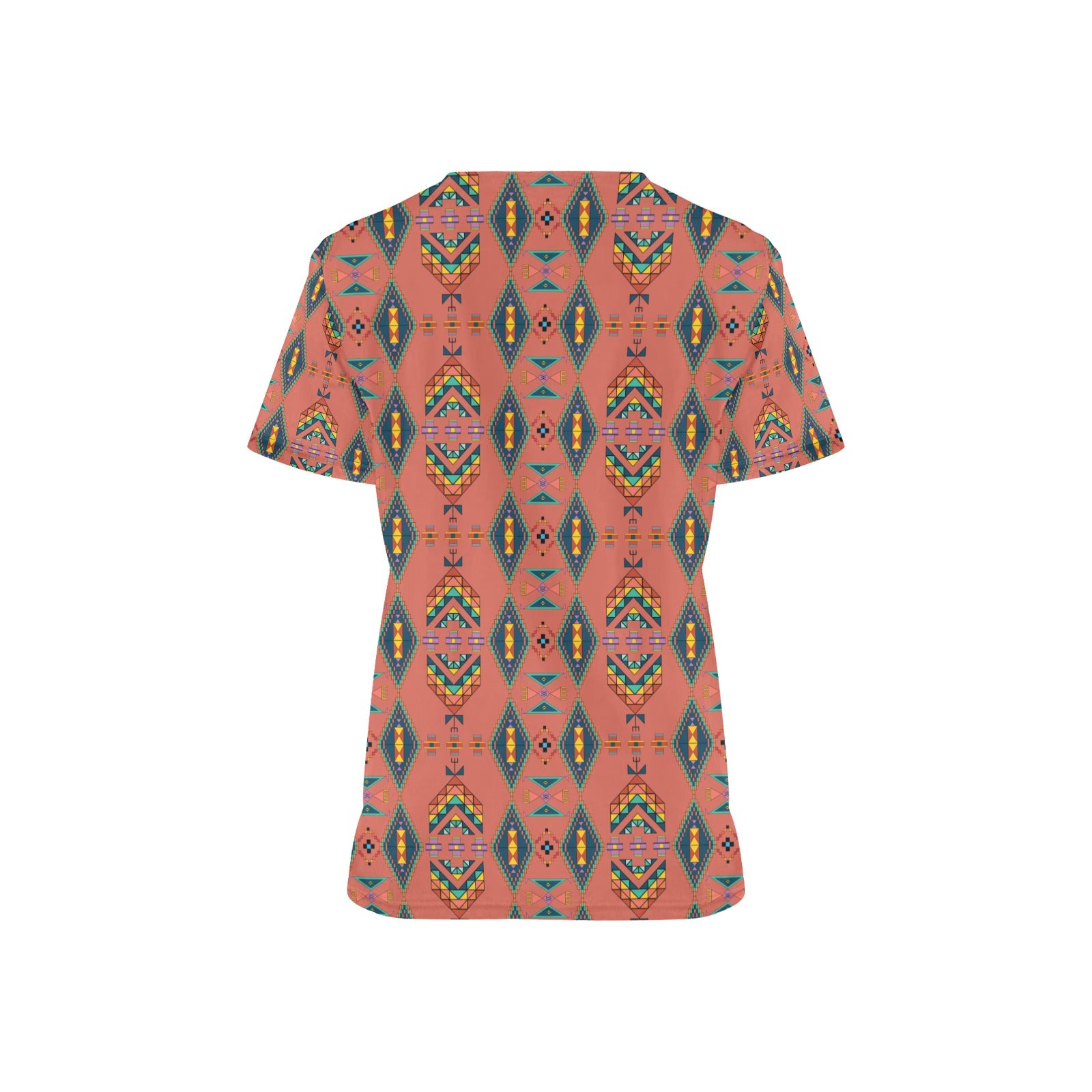 Travois Tipi Canyon Earth Scrub Top