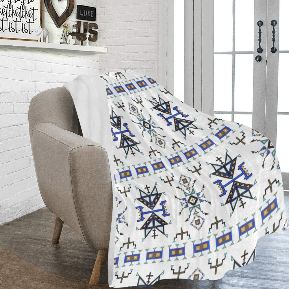 Eagle Strike White Ultra-Soft Micro Fleece Blanket 60"x80"