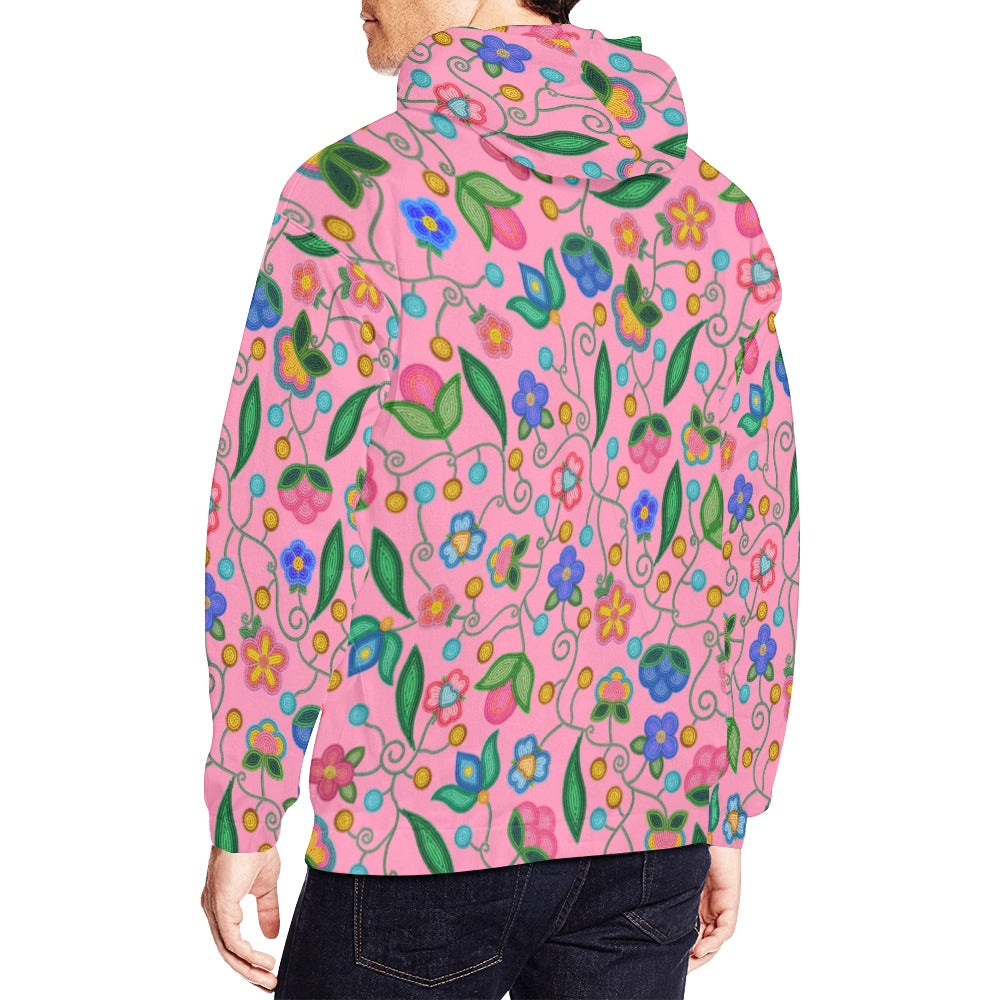 Skyberry Serenade Pink Hoodie for Men (USA Size)
