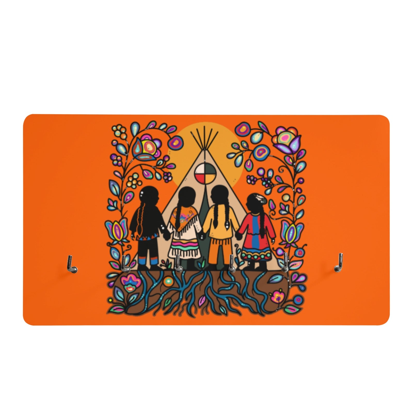 Rooted in Culture Wall Mounted Decor Key Holder