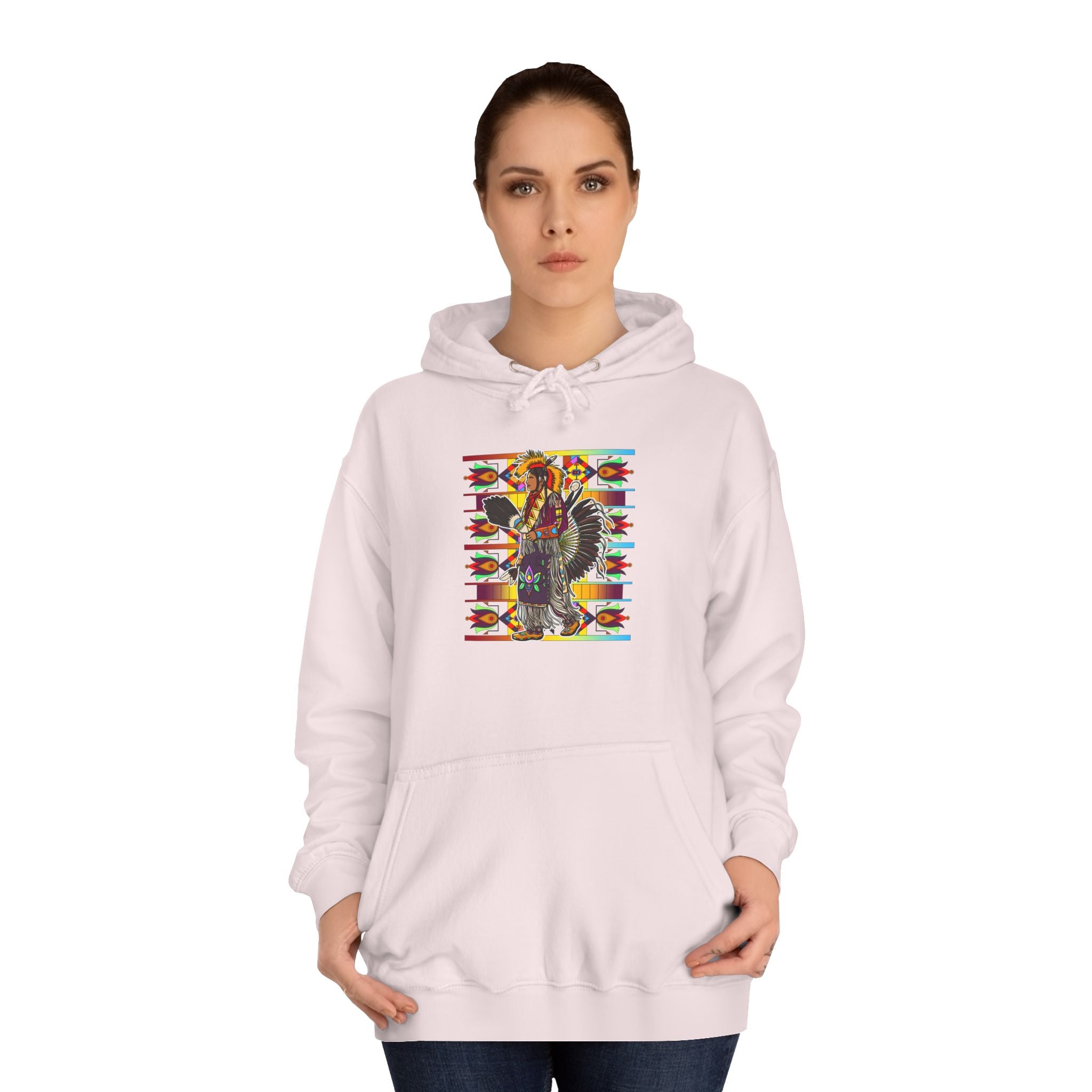 Traditional Powwow Man Dancer 2 Unisex Hoodie