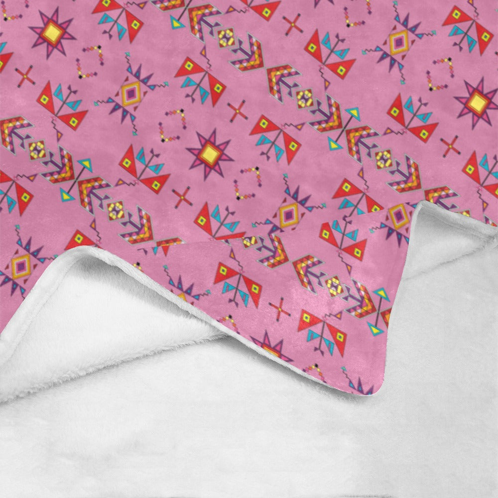 Scattered Generations Pink Ultra-Soft Micro Fleece Blanket 40"x50"
