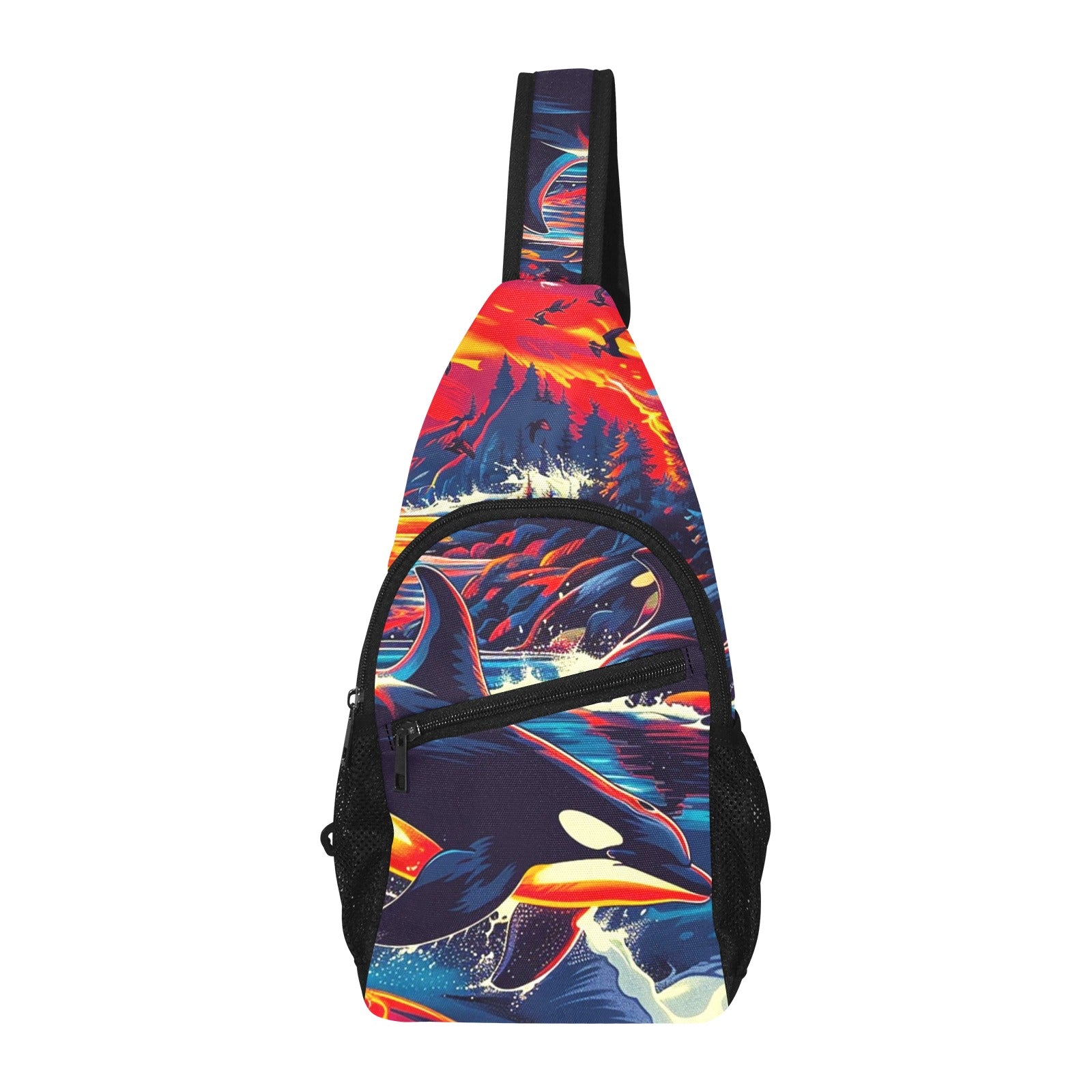 Killer Whales in the Bay Chest Bag