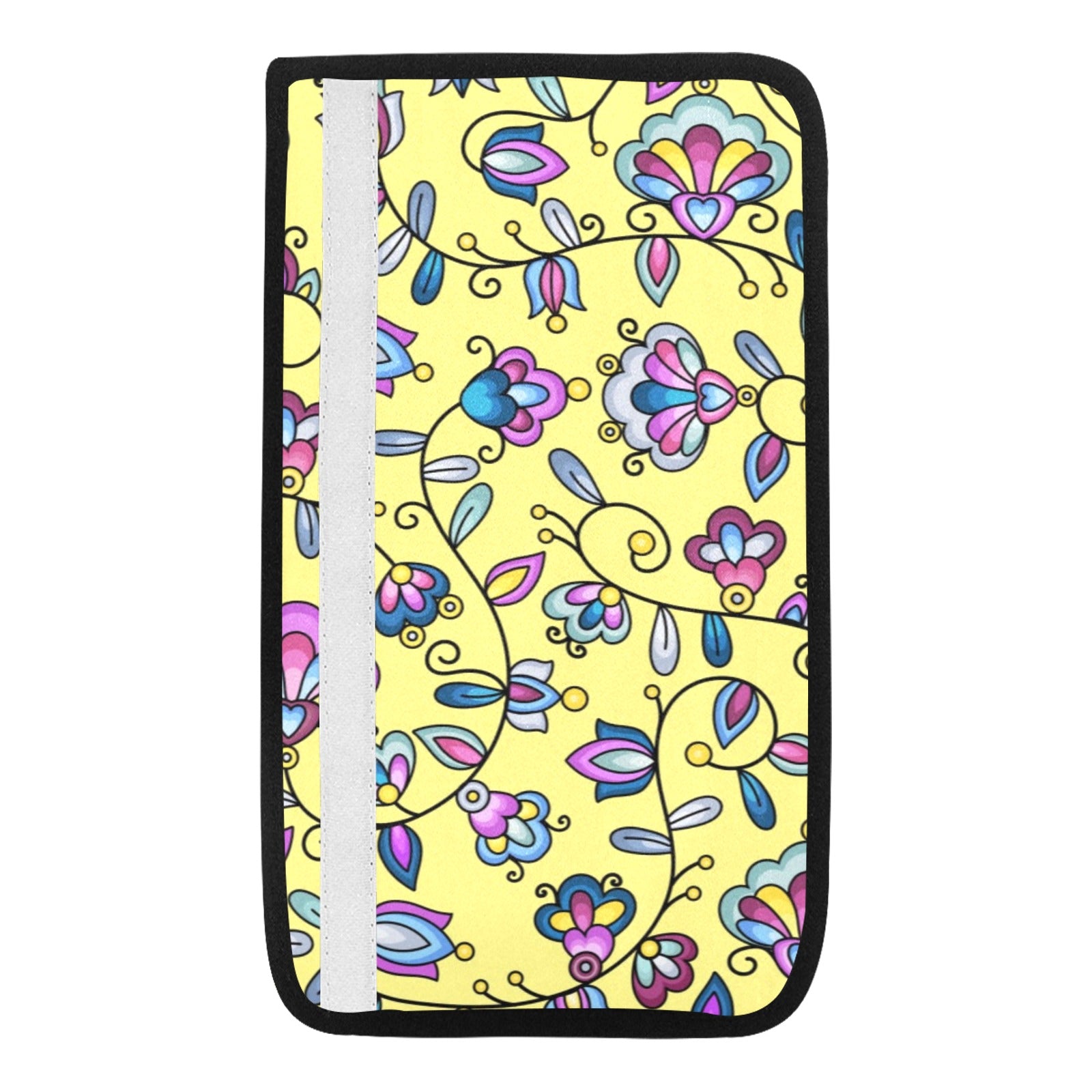 Autumn Bundle Blessing Yellow Car Seat Belt Cover 7''x12.6'' (Pack of 2)