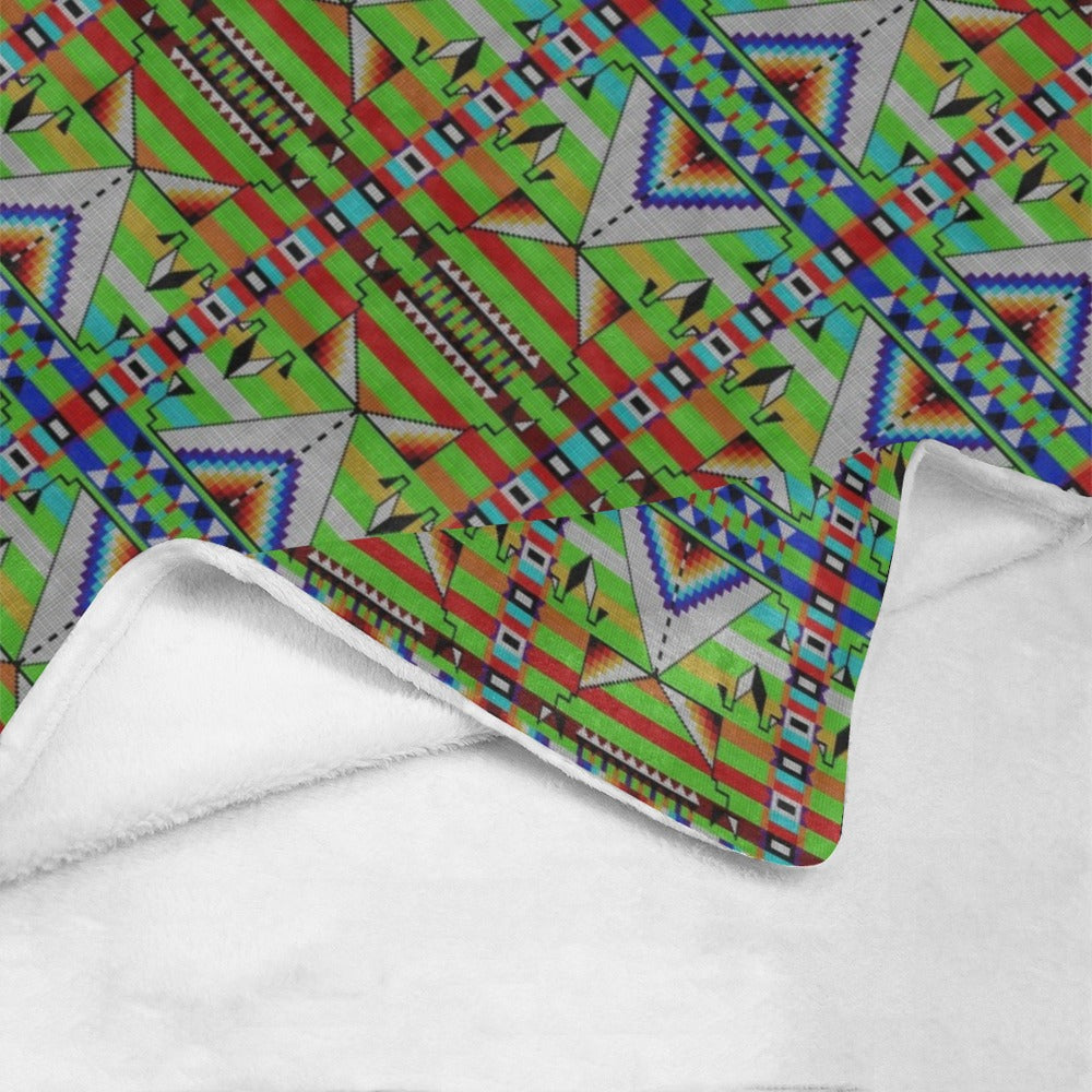 Medicine Blessing Lime Green Ultra-Soft Micro Fleece Blanket 50"x60"