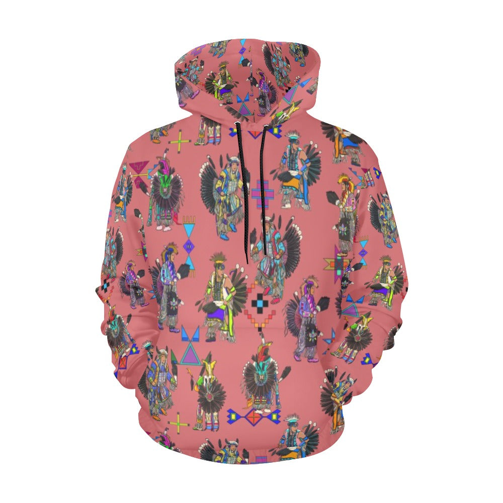 Men's Tradish Dancers Terra Cotta Hoodie for Men (USA Size)