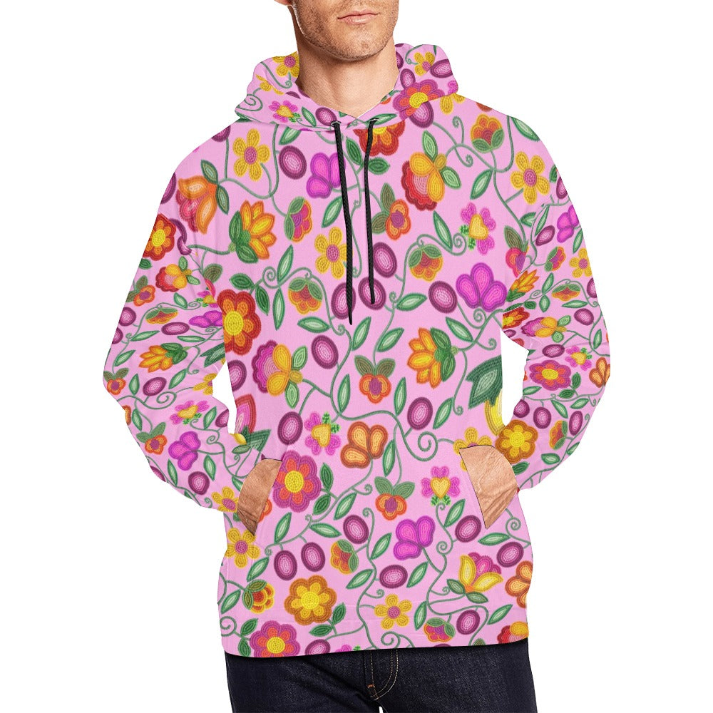 Boreal Bounty Pink Hoodie for Men (USA Size)