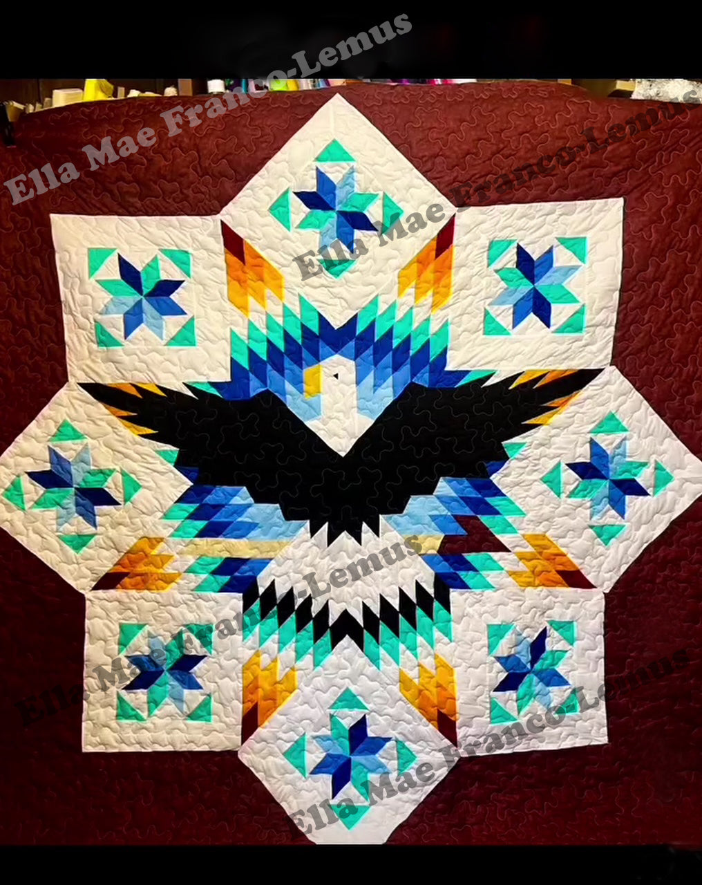 Handmade Star Quilt- Design 45