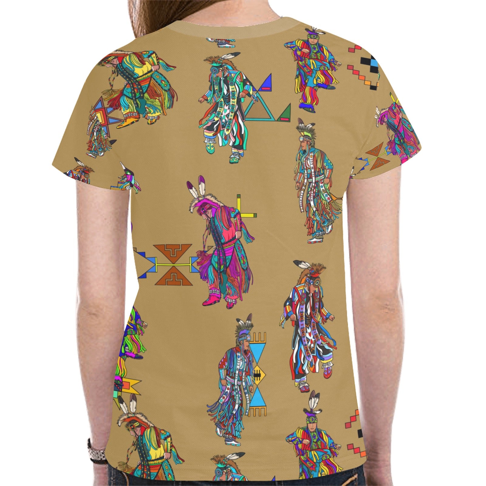 Men's Grass Dancers Earth T-shirt for Women