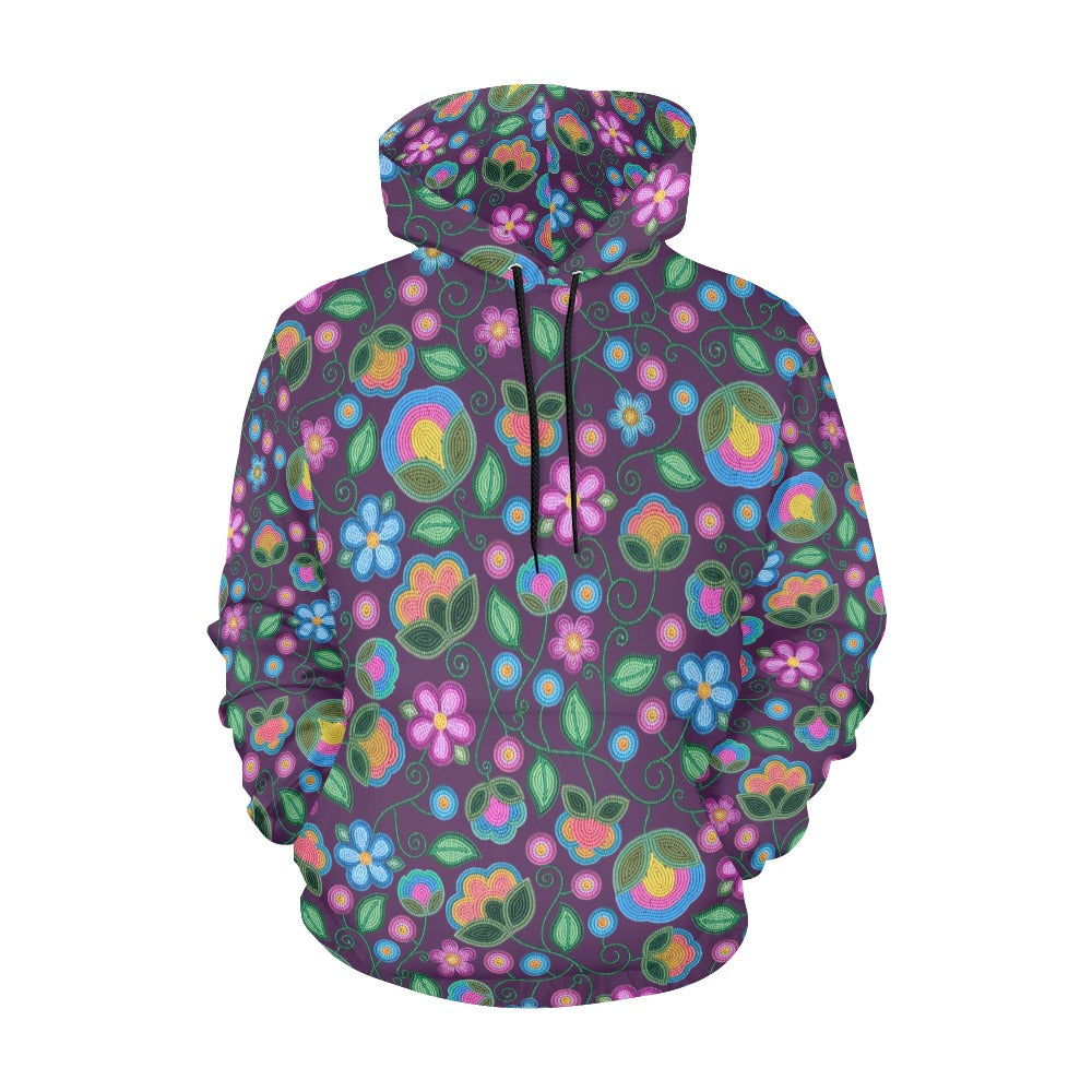 Turquoise Sunbeam Violet Hoodie for Men (USA Size)