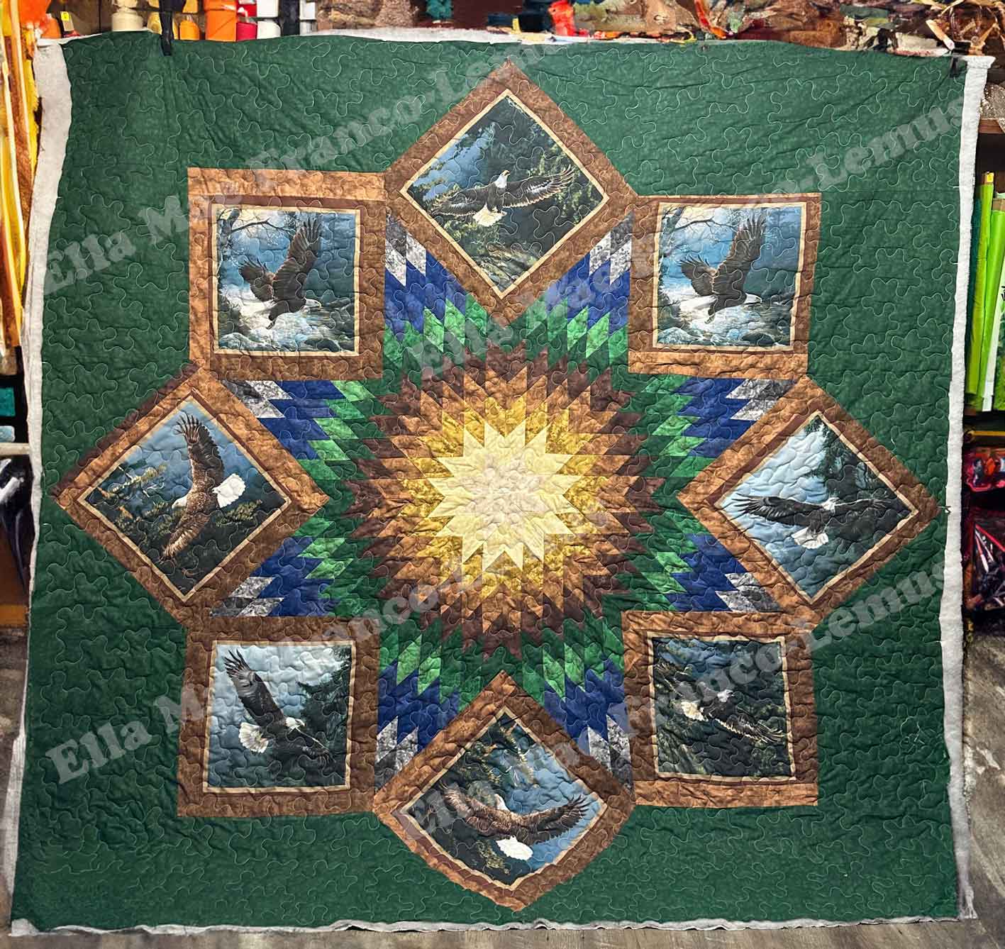 Handmade Star Quilt- Design 46