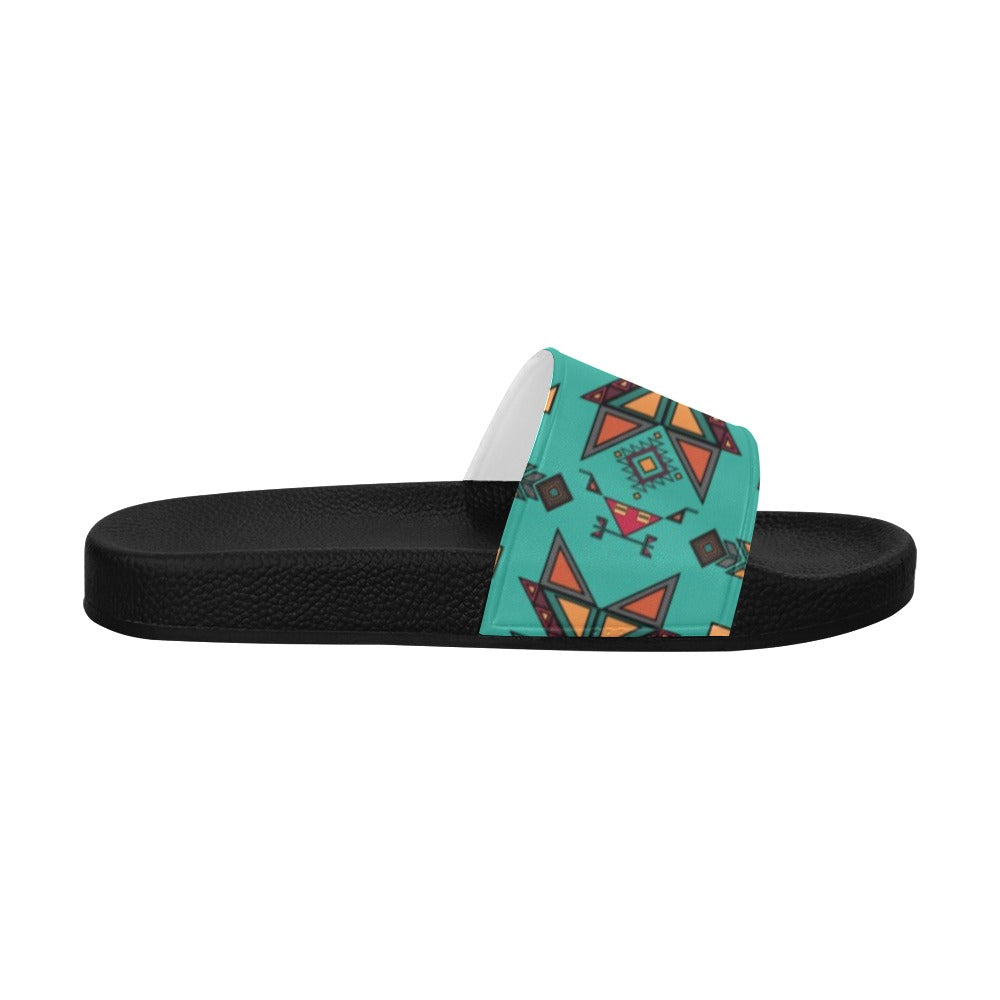 Arrow dawn Turquoise Women's Slide Sandals