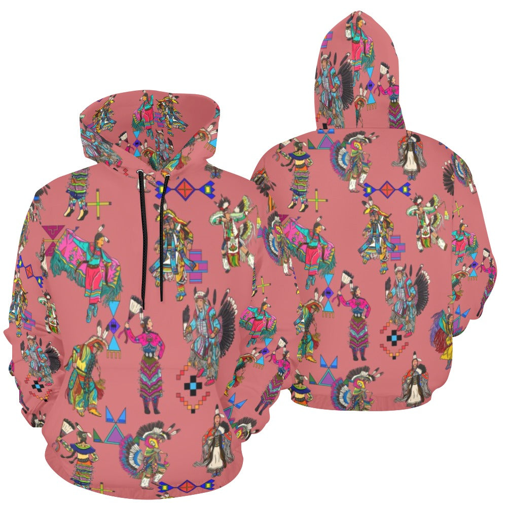 Grand Entry Dancers Terra Cotta Hoodie for Men (USA Size)