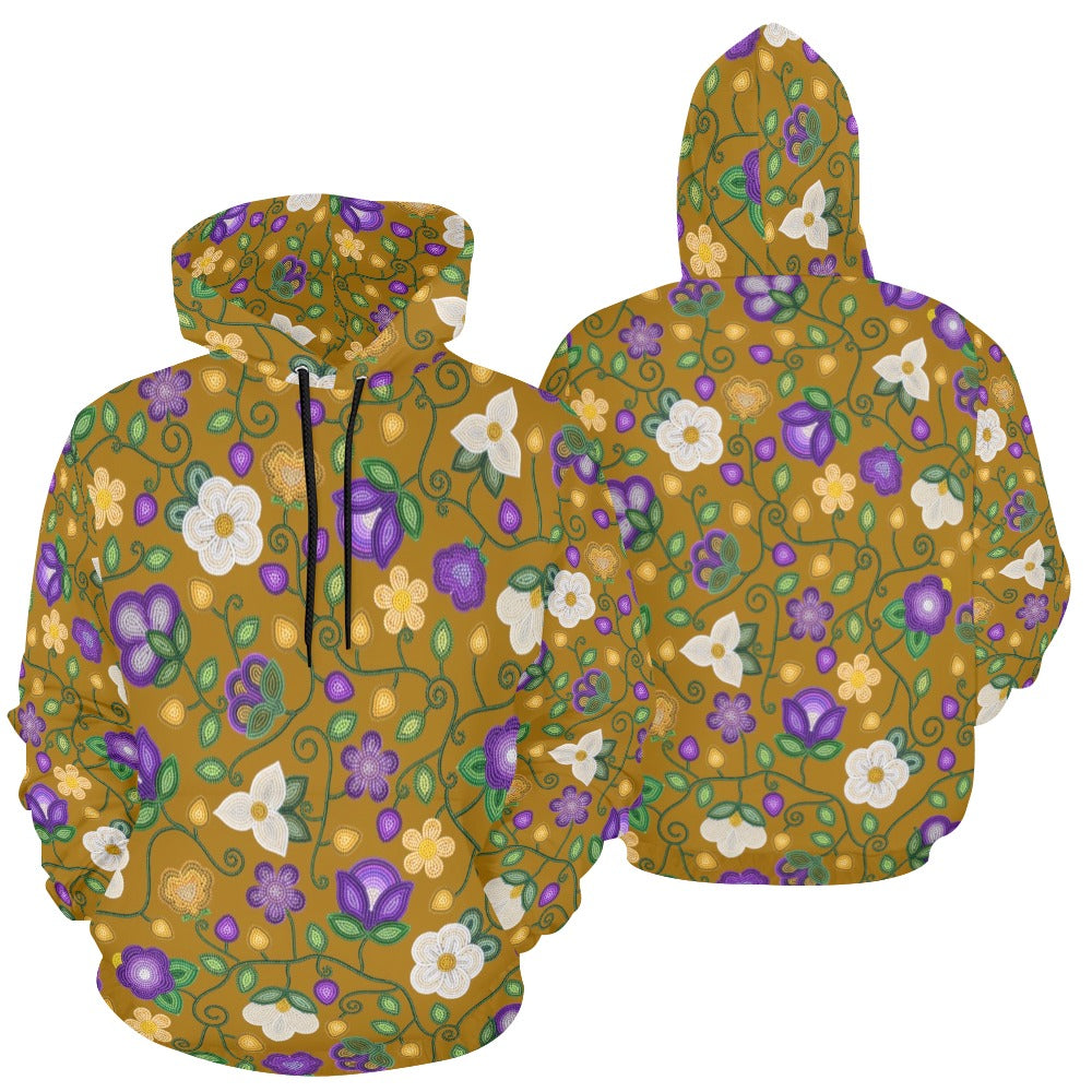 Midnight Moss Bloom Toffee Hoodie for Men (USA Size)
