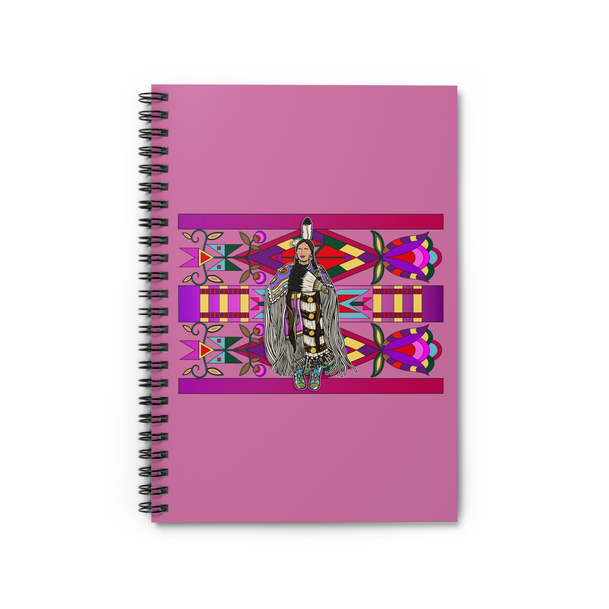 Traditional Dancer 4 Spiral Notebook