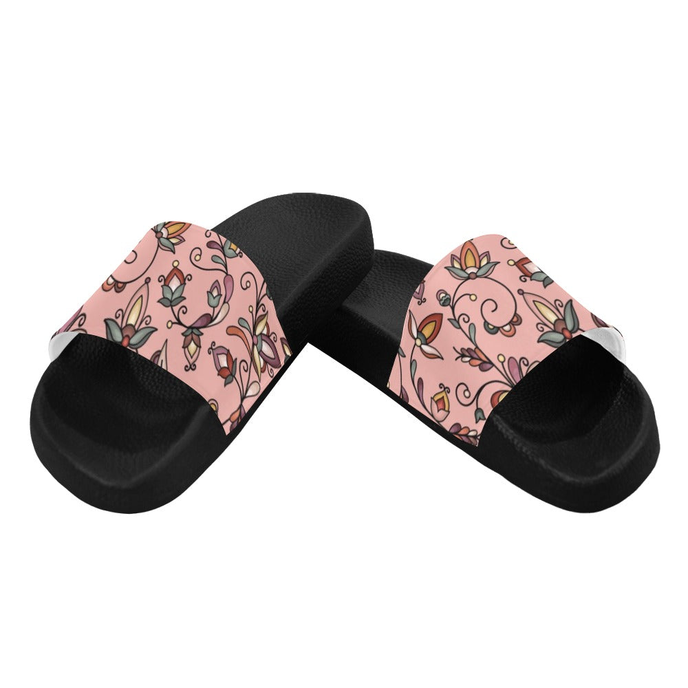 Burnt Sky Petals Peach Women's Slide Sandals
