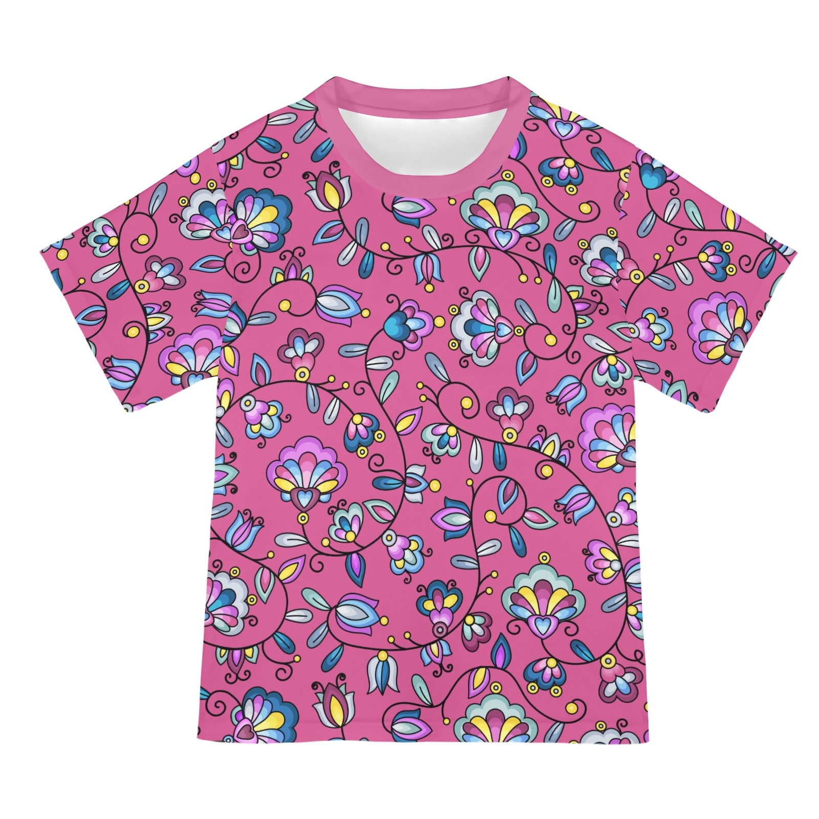 Autumn Bundle Blessing Pink T-shirt for Women